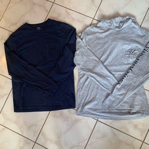 (2) Mens Vineyard Vines Long Sleeve Tees